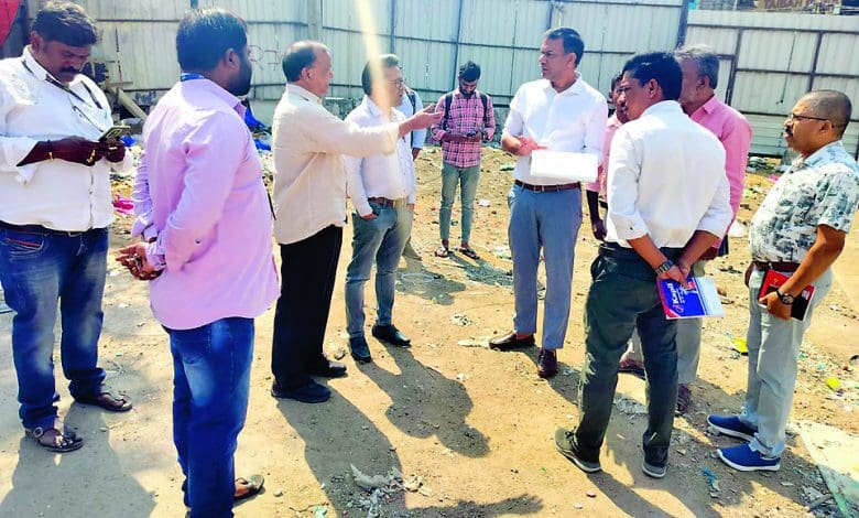 चारमीनार बस स्टेशन पर पार्किंग कॉम्प्लेक्स की तैयारी