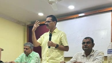 मिथिला सांस्कृतिक परिषद, हैदराबाद की आम सभा में उपस्थित सदस्य।