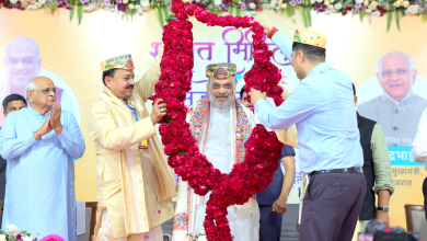 गुजरात में ‘शाश्वत मिथिला महोत्सव 2025’ को संबोधित करते अमित शाह