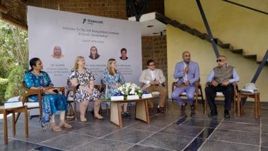 स्टोनक्राफ्ट ग्रुप द्वारा वुड्स शमशाबाद में लॉन्च किया गया AQI स्टेशन।