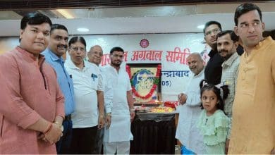 नारनौल अग्रवाल समिति द्वारा हैदराबाद में होली मिलन कार्यक्रम का आयोजन, जुगल सरकार के पूजन और भजन प्रस्तुतियों के साथ।