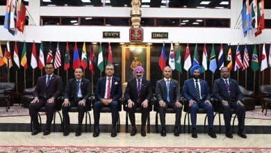 वायु सेना प्रमुख एपी सिंह डीएसएससी में सैन्य अधिकारियों को संबोधित करते हुए।