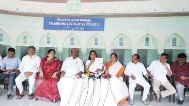 कल्वाकुंट्ला कविता कांग्रेस पर गलत बयानबाजी का आरोप लगाते हुए