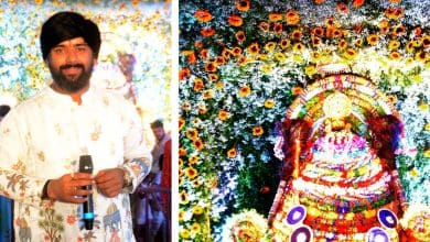 श्याम महोत्सव भक्ति संध्या में बाबा श्याम के भजनों का आनंद लेते भक्त