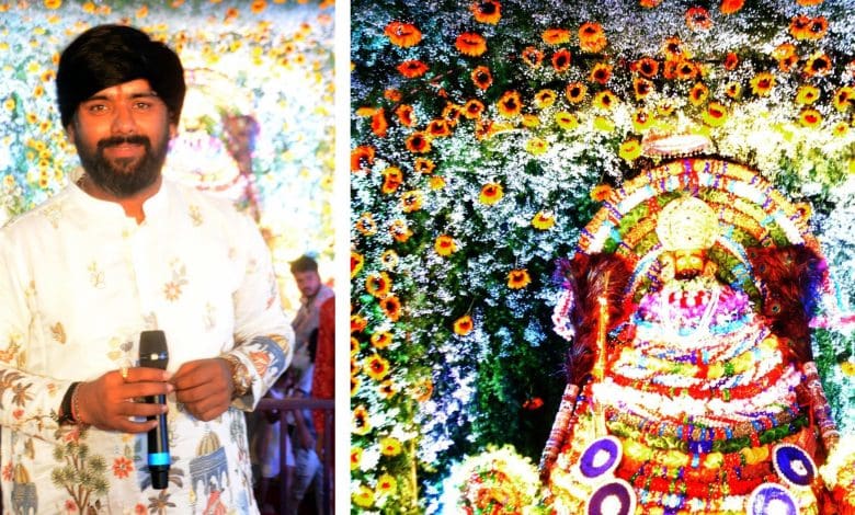 श्याम महोत्सव भक्ति संध्या में बाबा श्याम के भजनों का आनंद लेते भक्त