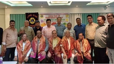 लॉयंस क्लब ऑफ हैदराबाद राजधानी का होली स्नेह मिलन व स्थापना दिवस समारोह