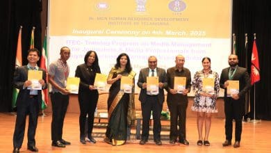 मीडिया पेशेवरों के लिए आयोजित प्रशिक्षण कार्यक्रम का उद्घाटन