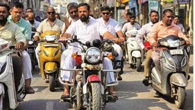 श्रीराम नवमी शोभायात्रा मार्ग निरीक्षण में विधायक टी. राजा सिंह