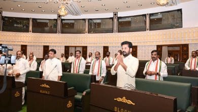 तेलंगाना बजट सत्र में राज्यपाल का अभिभाषण और विपक्ष का हंगामा