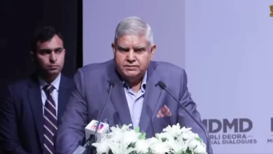 उपराष्ट्रपति जगदीप धनखड़ डेमोक्रेसी से इमोक्रेसी के बदलाव पर चर्चा करते हुए