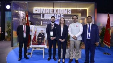 GITEX Africa 2025 सम्मेलन में भाषण देते मंत्री जयंत चौधरी