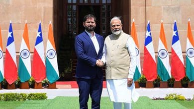 पीएम नरेंद्र मोदी और चिली के राष्ट्रपति गेब्रियल बोरिक की द्विपक्षीय वार्ता की तस्वीर