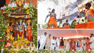 श्रीराम नवमी शोभायात्रा में धर्म संस्कृति का उत्सव