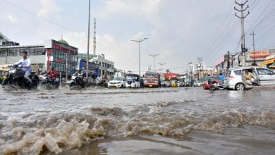 अचानक हुई बारिश