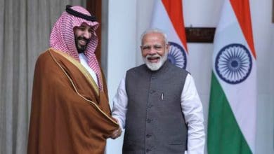 नरेन्द्र मोदी की सऊदी अरब यात्रा का दृश्य