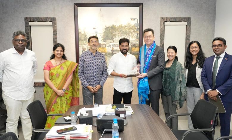 तेलंगाना और सिंगापुर के बीच हरित ऊर्जा सहयोग की बैठक