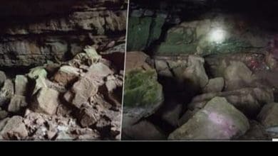 बीजापुर में ऑपरेशन के दौरान मिला नक्सलियों का गुफा ठिकाना