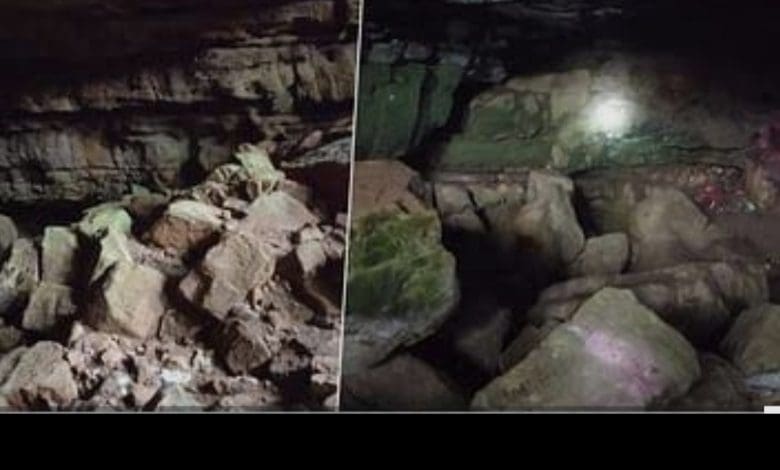 बीजापुर में ऑपरेशन के दौरान मिला नक्सलियों का गुफा ठिकाना