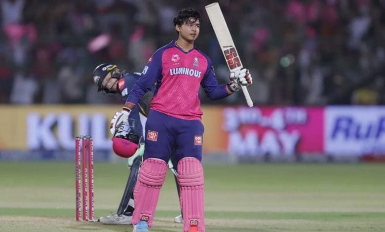 राजस्थान रॉयल्स के सूर्यवंशी ने आईपीएल में शतक जमाया