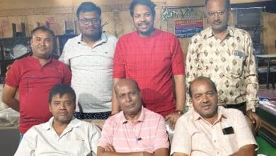 अग्रवाल समाज शाहअलीबंडा शाखा चुनाव बैठक का दृश्य