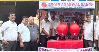 बिहार अग्रवाल संघ का दूसरा जल वितरण शिविर उद्घाटन