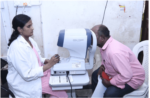 बदरीविशाल पित्ती ट्रस्ट व अग्रवाल सेवा दल का शिविर