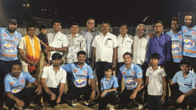 आरएसकेएमपीएल क्रिकेट टूर्नामेंट में के.के. इलेवन की जीत