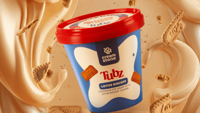 Cream Stone CEO Shetal Patil launching premium ice cream tubs in Hyderabad