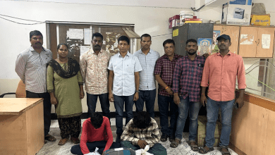 गांजा तस्करी में पकड़े गए आरोपी और जब्त किया गया 8.4 किलो गांजा