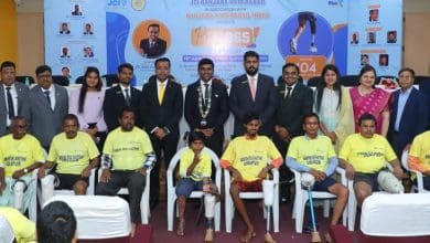 जेसीआई बंजारा हैदराबाद द्वारा कृत्रिम अंग वितरण