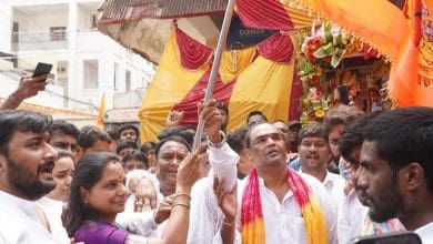 श्रीराम नवमी शोभायात्रा में कविता का प्रेरणादायक संदेश