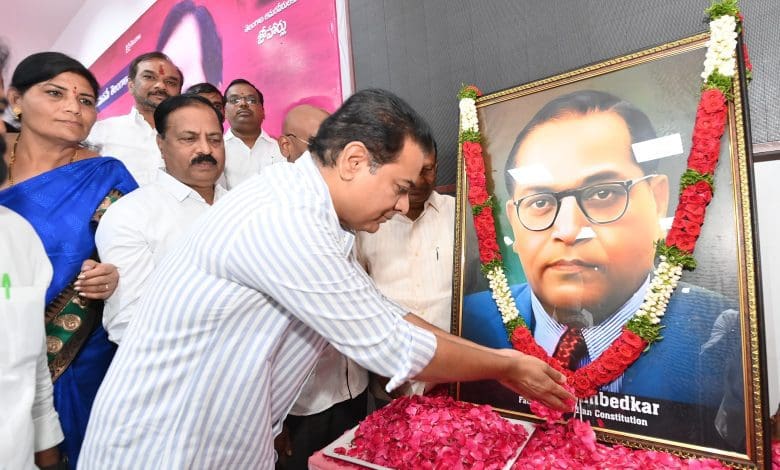 डॉ. बी.आर. अंबेडकर तेलंगाना केसीआर रेवंत बयान