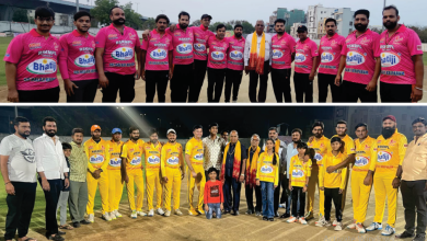 आरएसकेएमपीएल-6 के तहत खेले गए टी20 मुकाबलों में शानदार प्रदर्शन, लक्ष्मण कच्छावा और तरुण सोलंकी को मैन ऑफ द मैच का खिताब मिला।