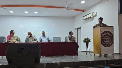 डिग्री अंतिम वर्ष के छात्रों की विदाई समारोह हिन्दी महाविद्यालय में