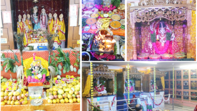 श्री अष्टसखी राधाकृष्ण देवस्थानम् में रसोत्सव आयोजन