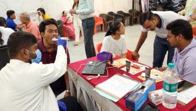 जैन भवन चिकित्सा शिविर में नि:शुल्क स्वास्थ्य जांच