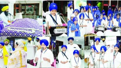 गुरमत ज्ञान शिविर का गुरुद्वारा में भव्य समापन