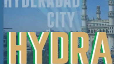 नगर में हैद्रा की कार्रवाई का विरोध करते भाजपा विधायक