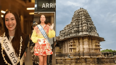 मिस वर्ल्ड 2025 की प्रतिभागी रामप्पा मंदिर का दौरा