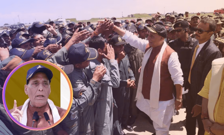 भुज एयरबेस का दौरा: सुरक्षा संदेश का प्रतीक