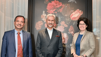 नीदरलैंड में विदेश मंत्री एस जयशंकर का राजनयिक स्वागत