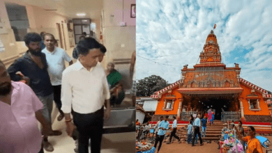 लैराई यात्रा के दौरान शिरगांव में भगदड़ और अफरा-तफरी का दृश्य