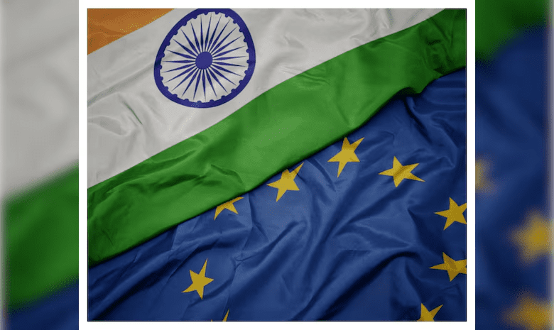 भारत और यूरोपीय संघ के बीच व्यापार समझौते पर वार्ता करते अधिकारी
