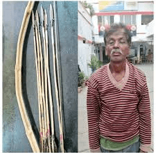 लखनऊ में सीबीआई ASI पर धनुष-बाण से हमला, आरोपी गिरफ्तार