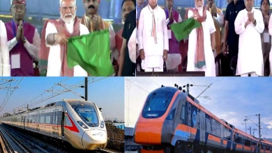 नमो भारत ट्रेन का बाहरी दृश्य