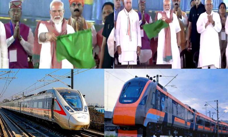 नमो भारत ट्रेन का बाहरी दृश्य