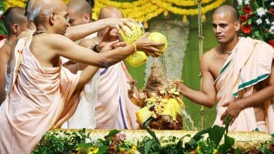 हरे कृष्णा स्वर्ण मंदिर में श्री नरसिंह जयंती महोत्सव