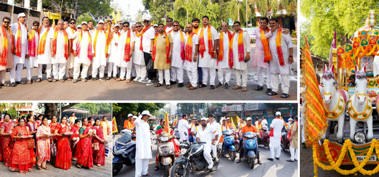 नुमाइश मैदान पर माँ भगवती का जागरण और चुनरी यात्रा