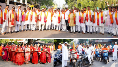 नुमाइश मैदान पर माँ भगवती का जागरण और चुनरी यात्रा