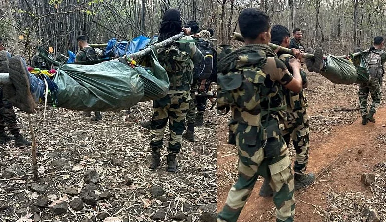 नक्सल विरोधी अभियान में माओवादियों का ठिकाना नष्ट किया